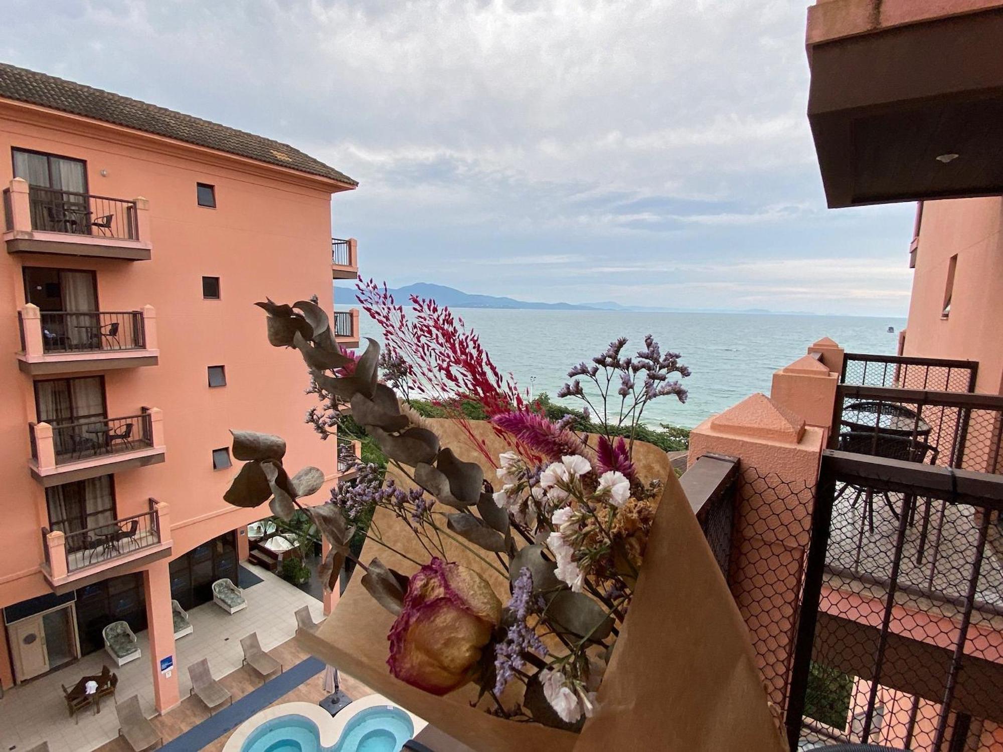 Resort Pe Na Areia - Studios Direto Com Proprietario Jbvjr Florianópolis Exteriér fotografie
