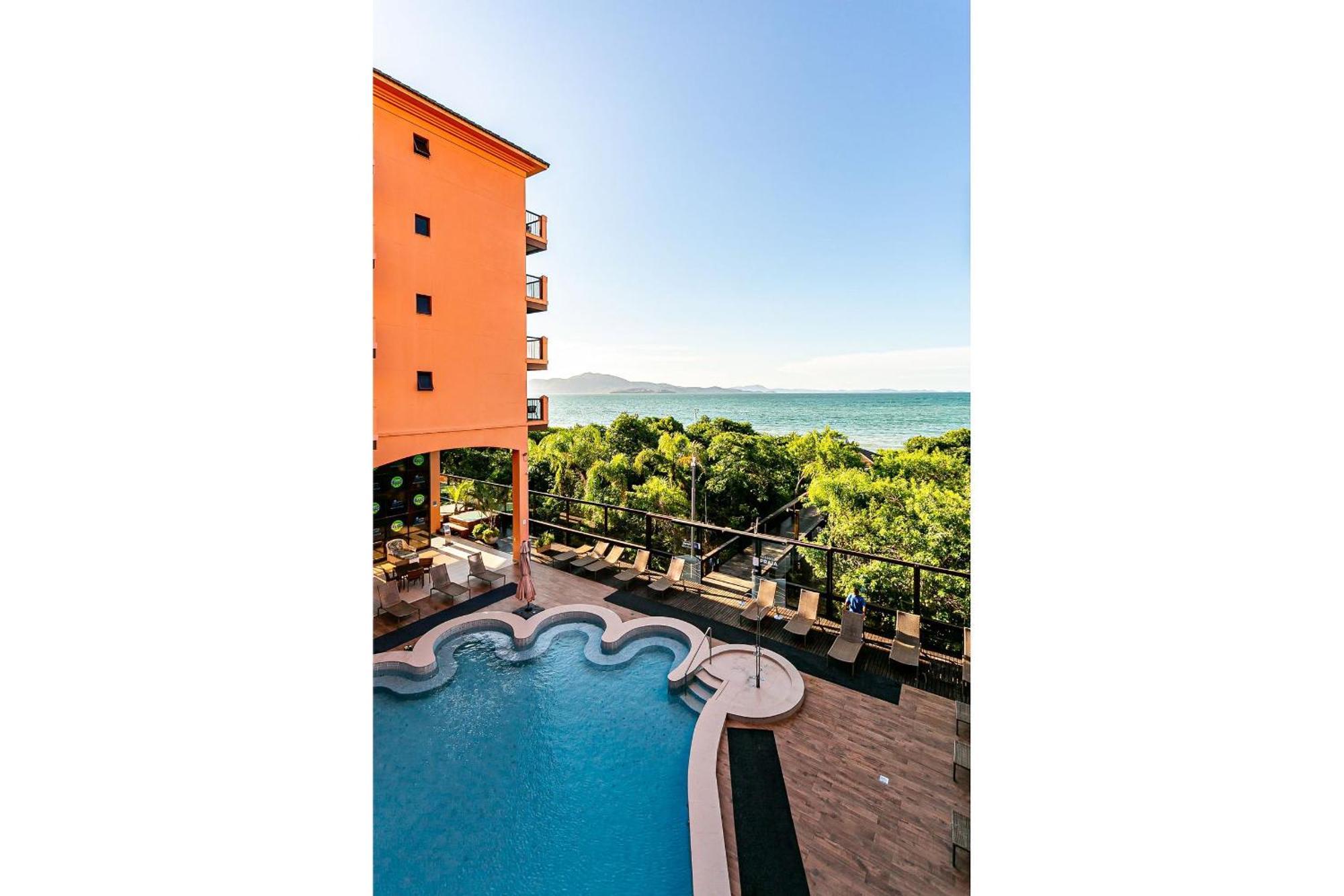 Resort Pe Na Areia - Studios Direto Com Proprietario Jbvjr Florianópolis Exteriér fotografie