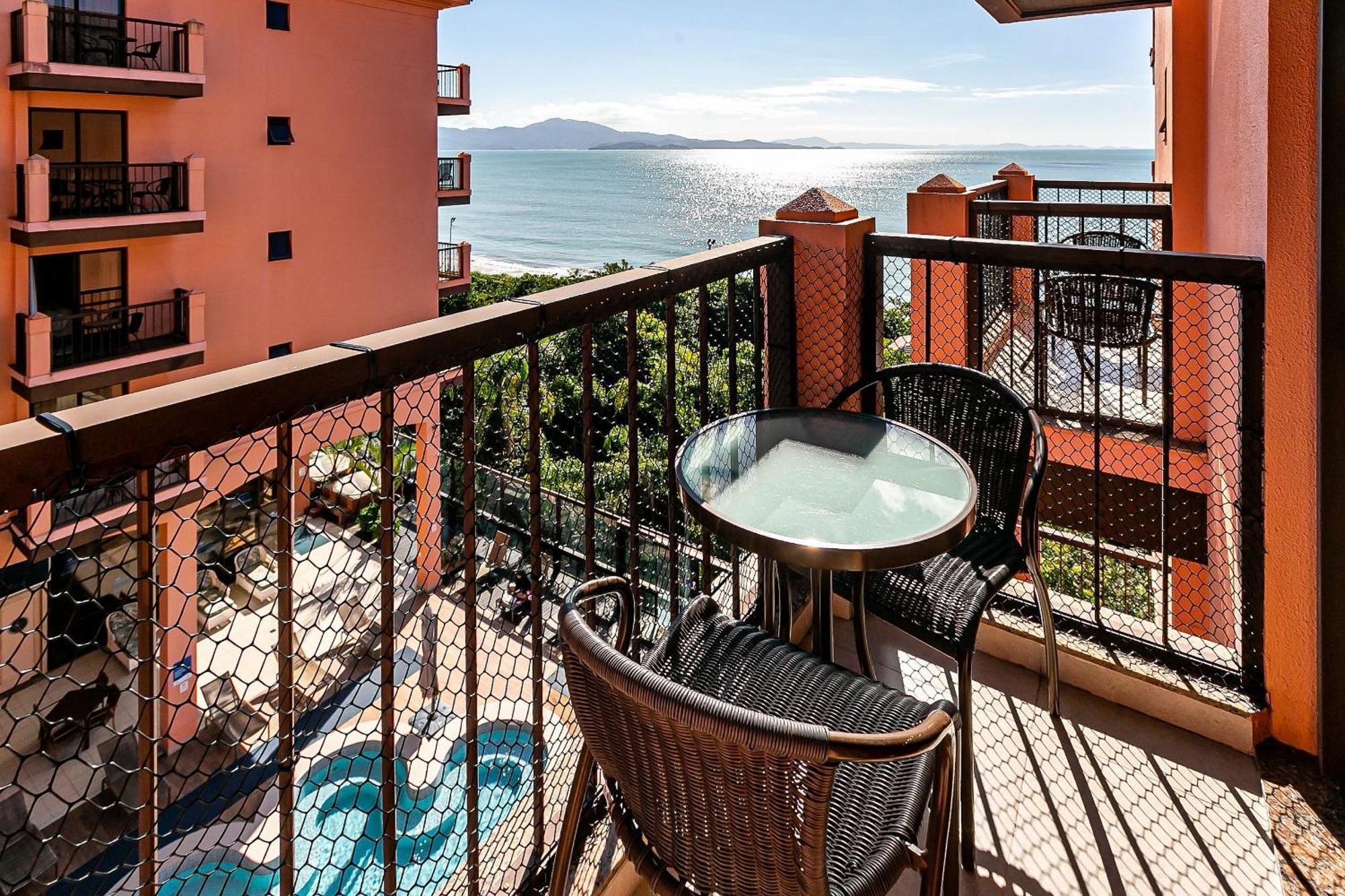 Resort Pe Na Areia - Studios Direto Com Proprietario Jbvjr Florianópolis Exteriér fotografie